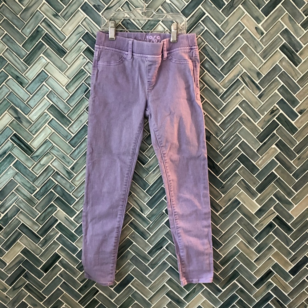 Light Purple Gap Girls sz 7 Skinny Legging Jeans